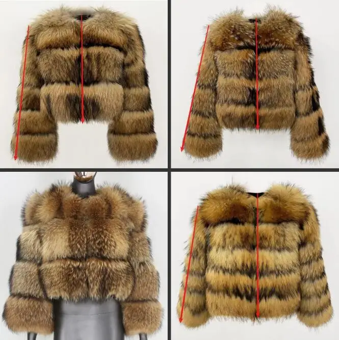 

Women's Fashion faux fur coat Autumn Winter women short Faux Raccoon fluffy jacket high quality Ladies furry coats