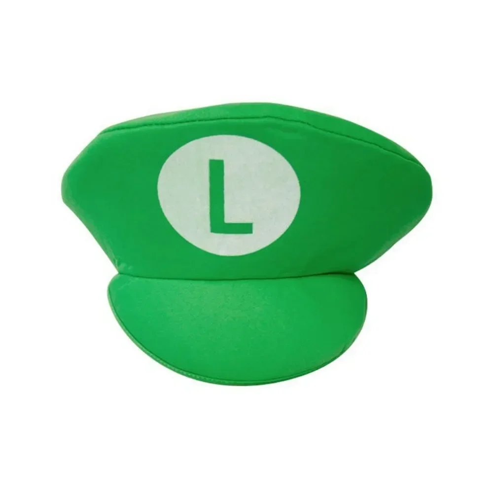 Super Mario Bros Hoed voor Kinderen Volwassen Cosplay Props Halloween Verjaardagscadeau Mario Luigi Kinderen Baseball Cap Schaduw Zonnekap