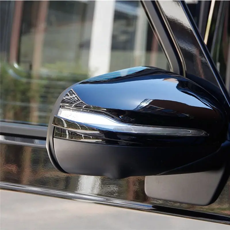 Superior-Car Rearview Mirror Cover For Mercedes Benz GLE GLS Class Side Mirror Cap ABS Modified Trim Accessories