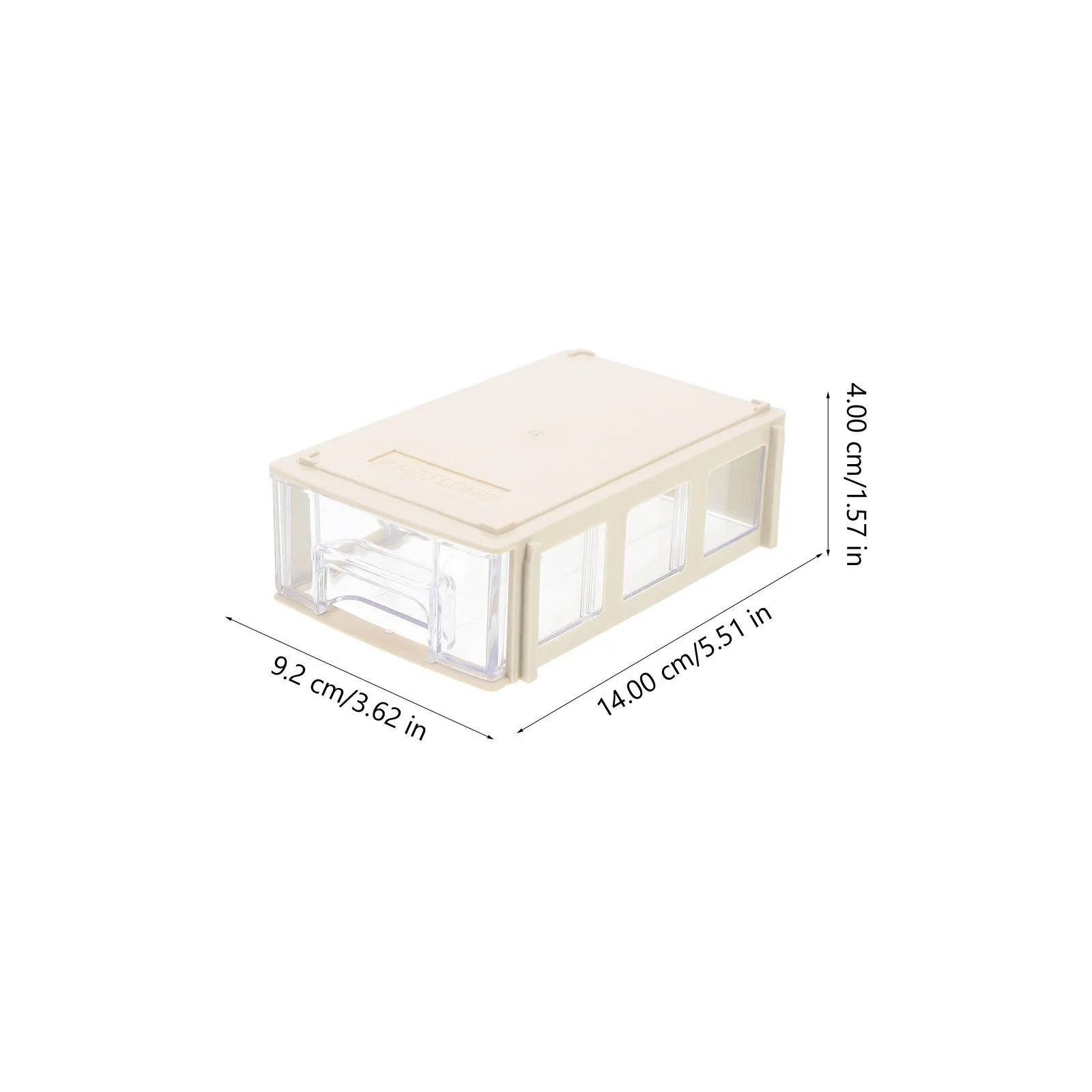 20 set Drawer Type Storage Boxes Plastic Component Organizer With Dividers Smooth Scratch-Resistant Interior For Electronics