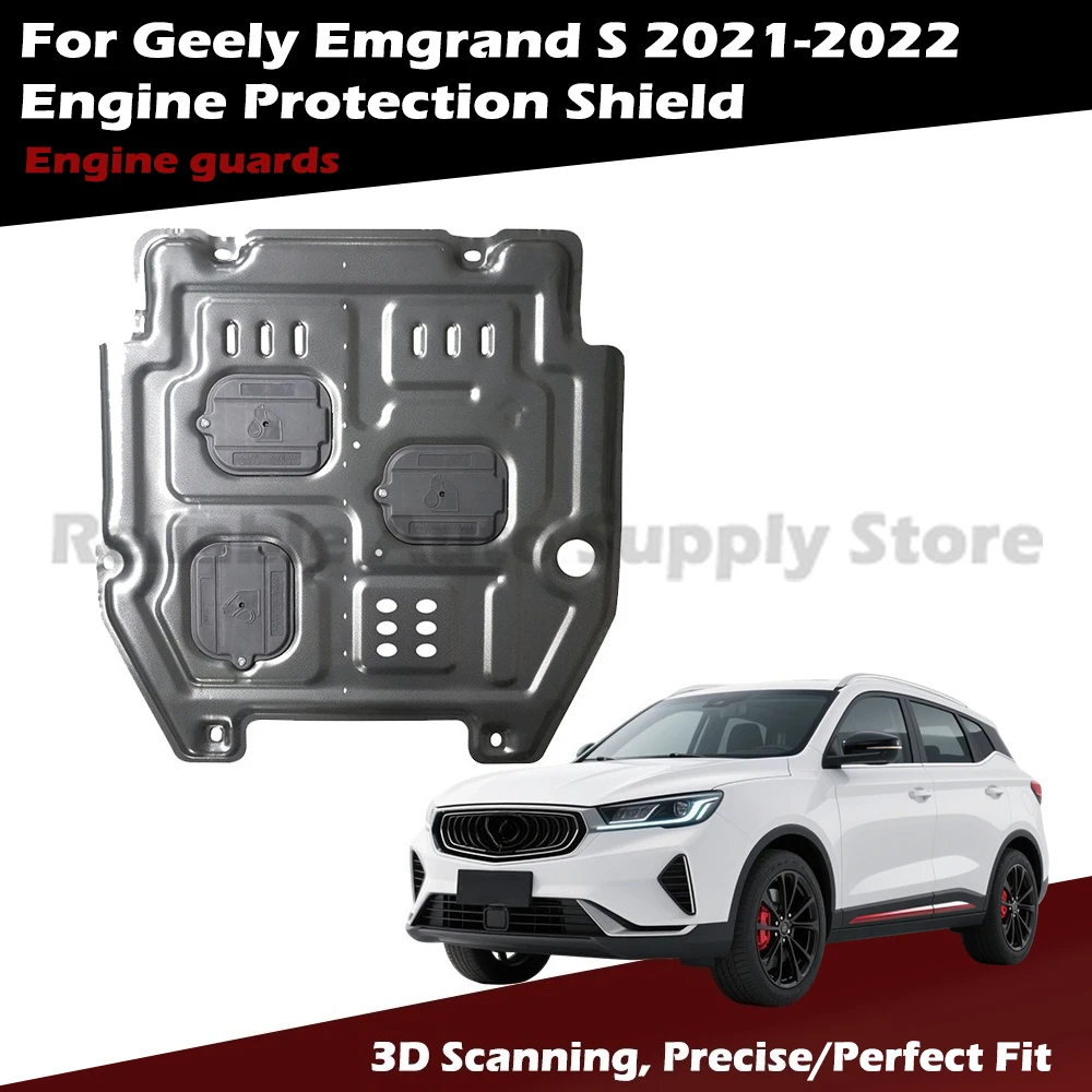 Advanced Protection Engine Skid Plate For Geely Emgrand S 2021-2022,3D Scanned Precision Fit, Ultimate Impact Protection