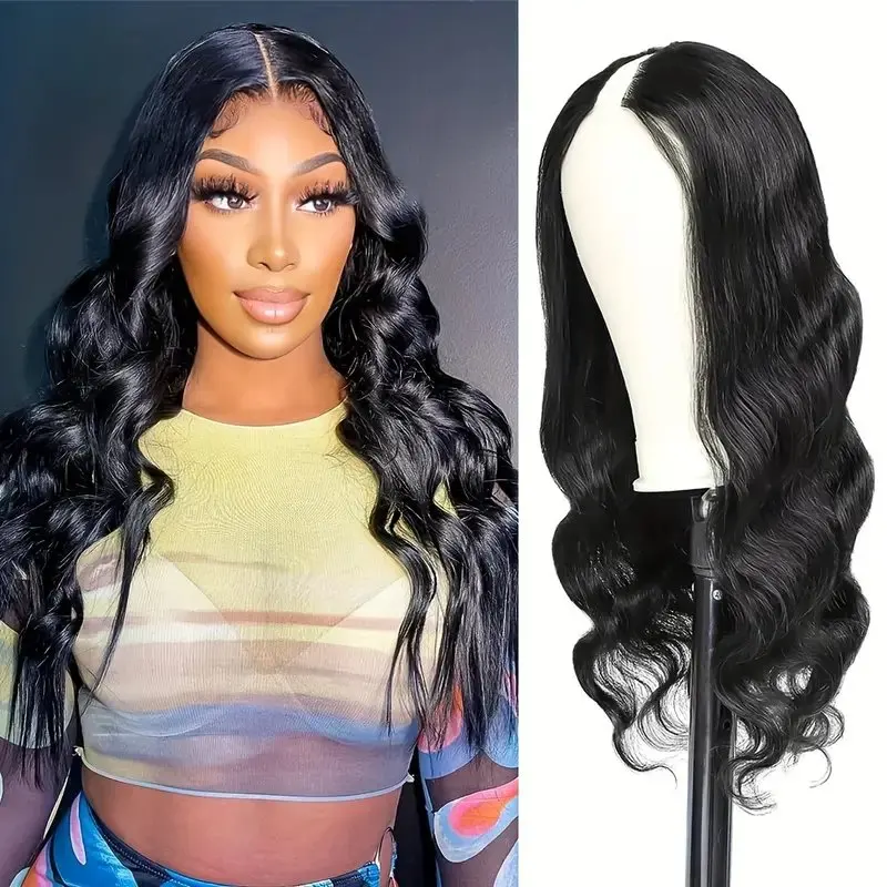 Rosabeauty HD Nature Color Body Wave 13X6 Transparent Lace Frontal Wig 13X4 Front 100% Human Hair Glueless Wig 250% Density