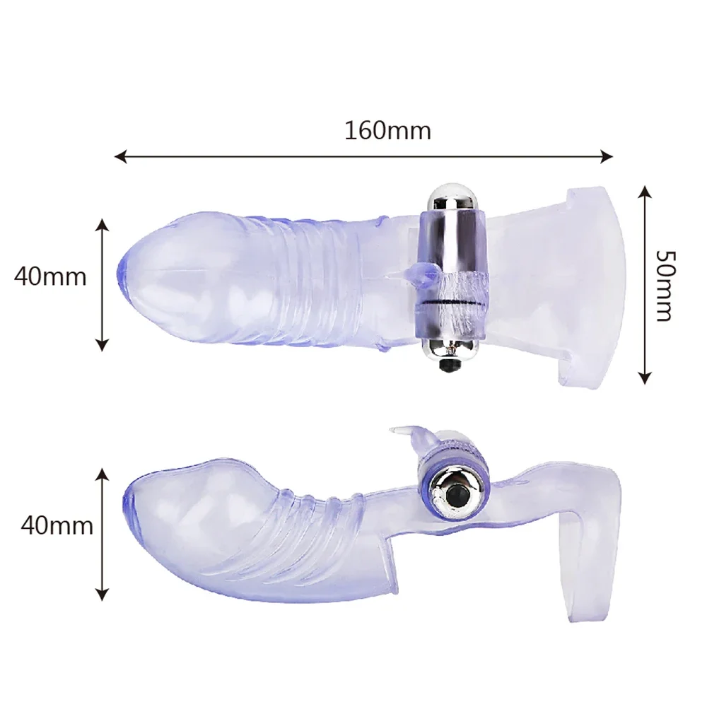 Finger Sleeve Vibrator G Spot Clit Massage Orgasm Massager penis Condom Stick Dildo Rabbit Vibrating Stick Sex Toy for Women