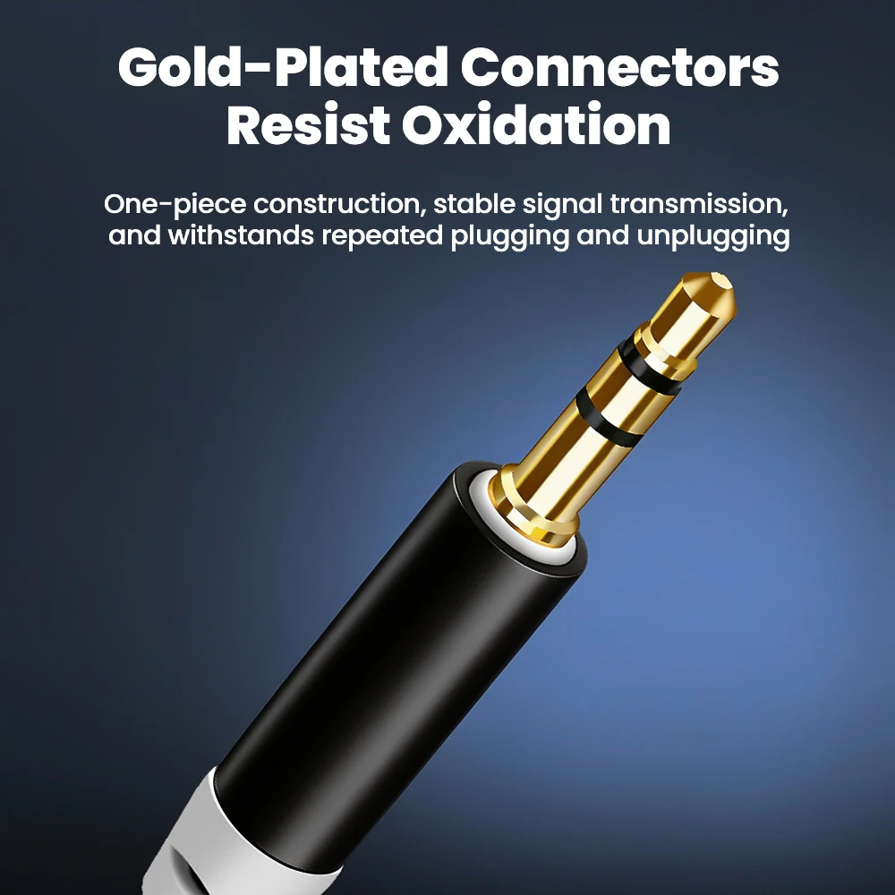 Aux Cable 3.5MM Jack Male to Male 3.5mm Audio Cable Jack for JBL Headphones Xiaomi Oneplus Speaker Car Aux Cord Long 1m 1.5m 2m