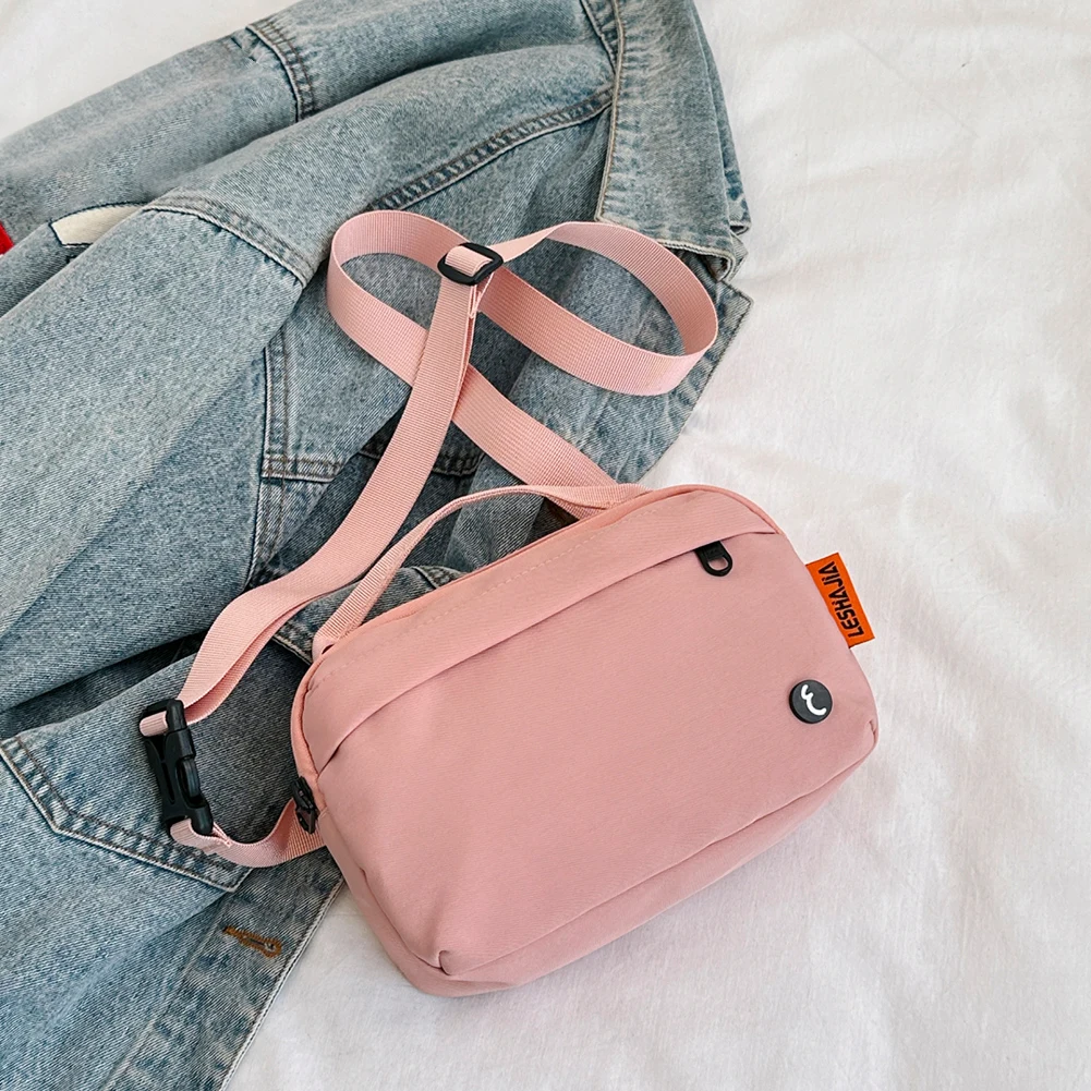 

Нейлоновая маленькая сумка через плечо с несколькими карманами, поясная сумка для женщин и мужчин, однотонная нагрудная сумка на молнии, сумка на ремне для путешествий, пешего туризма, спорта на открытом воздухе