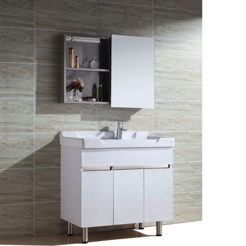 

bathroom mirror shelf, washbasin small apartment