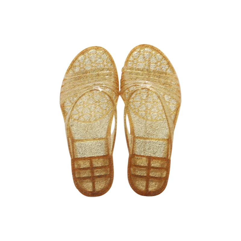 36-40 Womens Slippers Summer Shoes Female Wedges Sandals Platform Crystal Flip Flops Mujer Peep Toe Transparent Beach Footwear 1