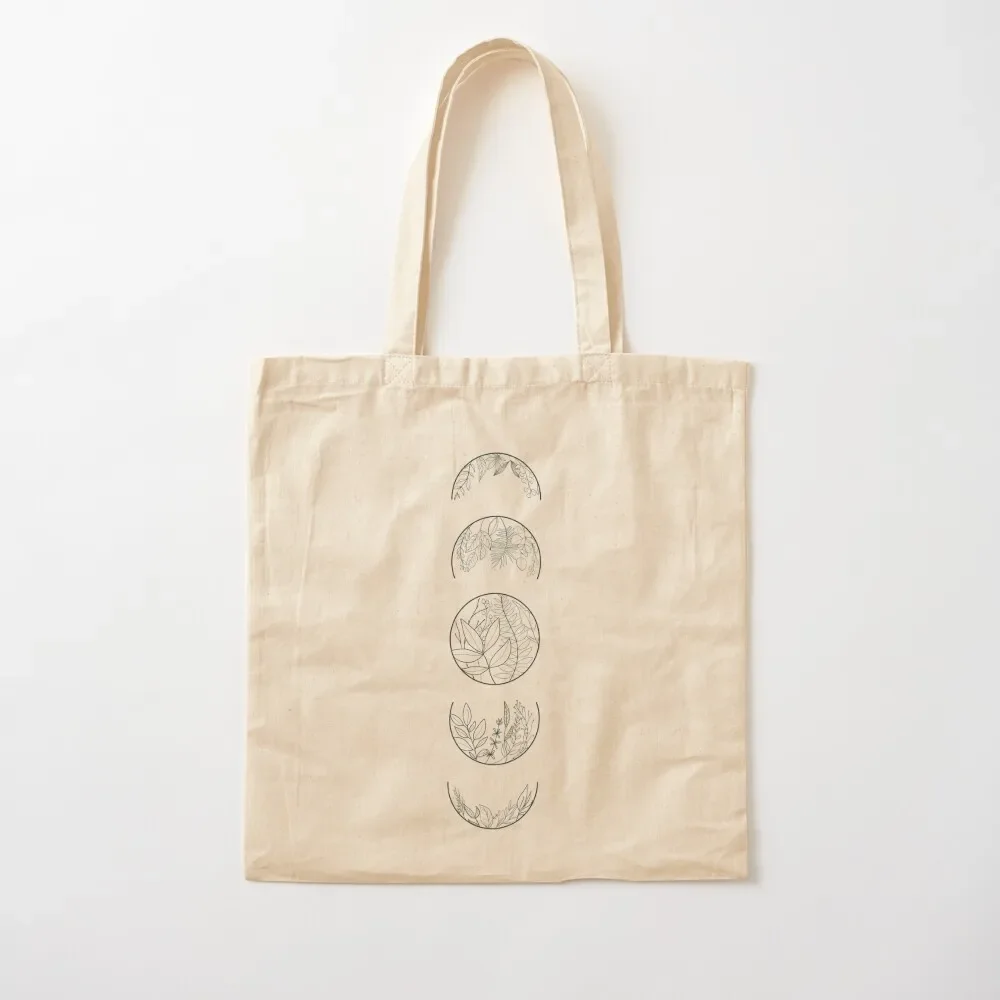 

Plant Moon Phases - dark Tote Bag bag luxury women women bag tote custom Shopper
