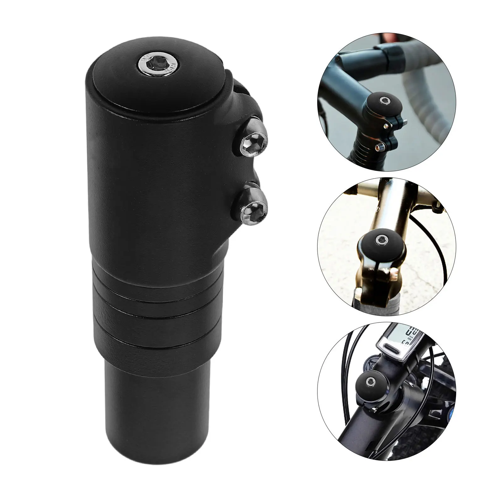 

Bicycle Stem Riser Extender Aluminum Alloy Handlebar Height Adjuster For Mountain Road Bike Front Fork Upgrade Comfort