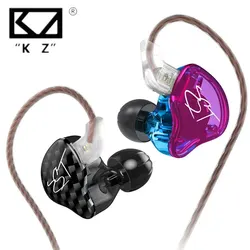 KZ ZST Wired Earphone Detachable Cable In Ear Monitor Noice Cancelling Headset HiFi Music Sport Game Phone Earbuds Headphones
