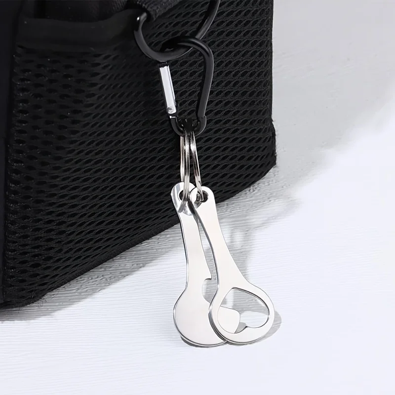Shopping Trolley Token Key Cart Unlock Ring Metal Keychain Keyring Baske Loading Release Stainless Steel Aluminum Alloy