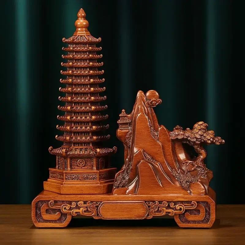 

Фэн-шуй Wenchang Pagoda орнамент Pagoda кабинет офисное украшение для рабочего стола держатель для ручек ремесленные подарки