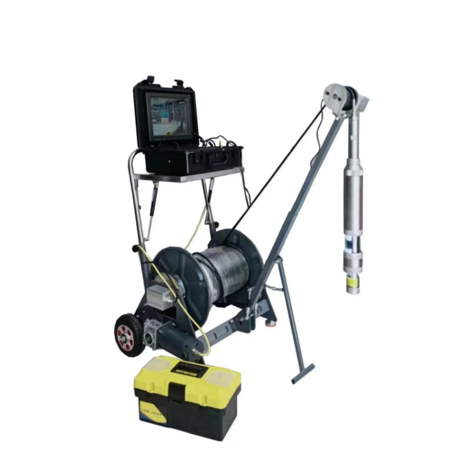 73mm 360 Degree Rotate High Resolution Dual-camera Auto Focus Underwater Deep Well Inspection Drilling Borehole Camera