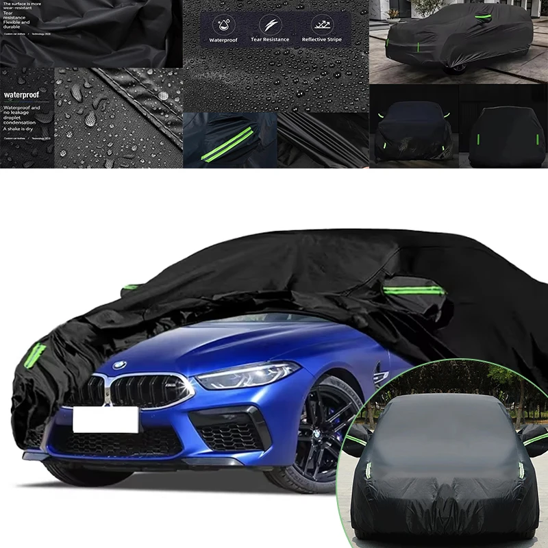 

Outdoor Full Car Cover for BMW M8 - Snowproof Waterproof Dustproof Sunproof with Reflective Strips