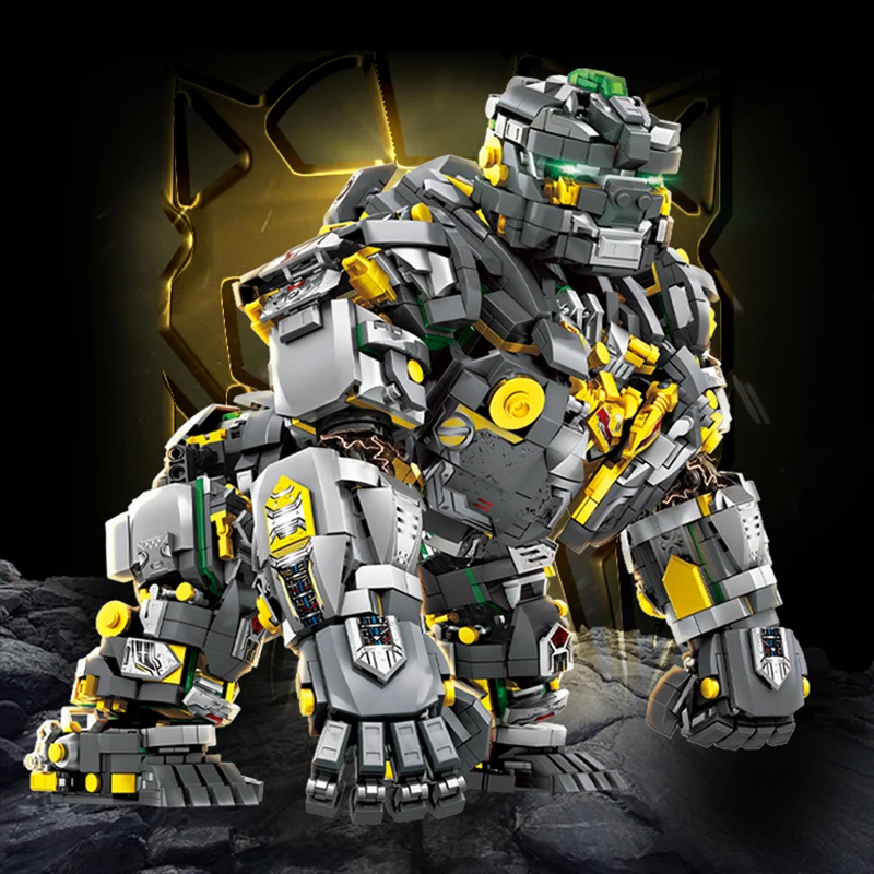 IN STOCK 9225 3122pcs Primal Robot MOC Building Blocks Sets Bricks Toys Giant Ape Mecha Christmas Gifts Kids Children Boys