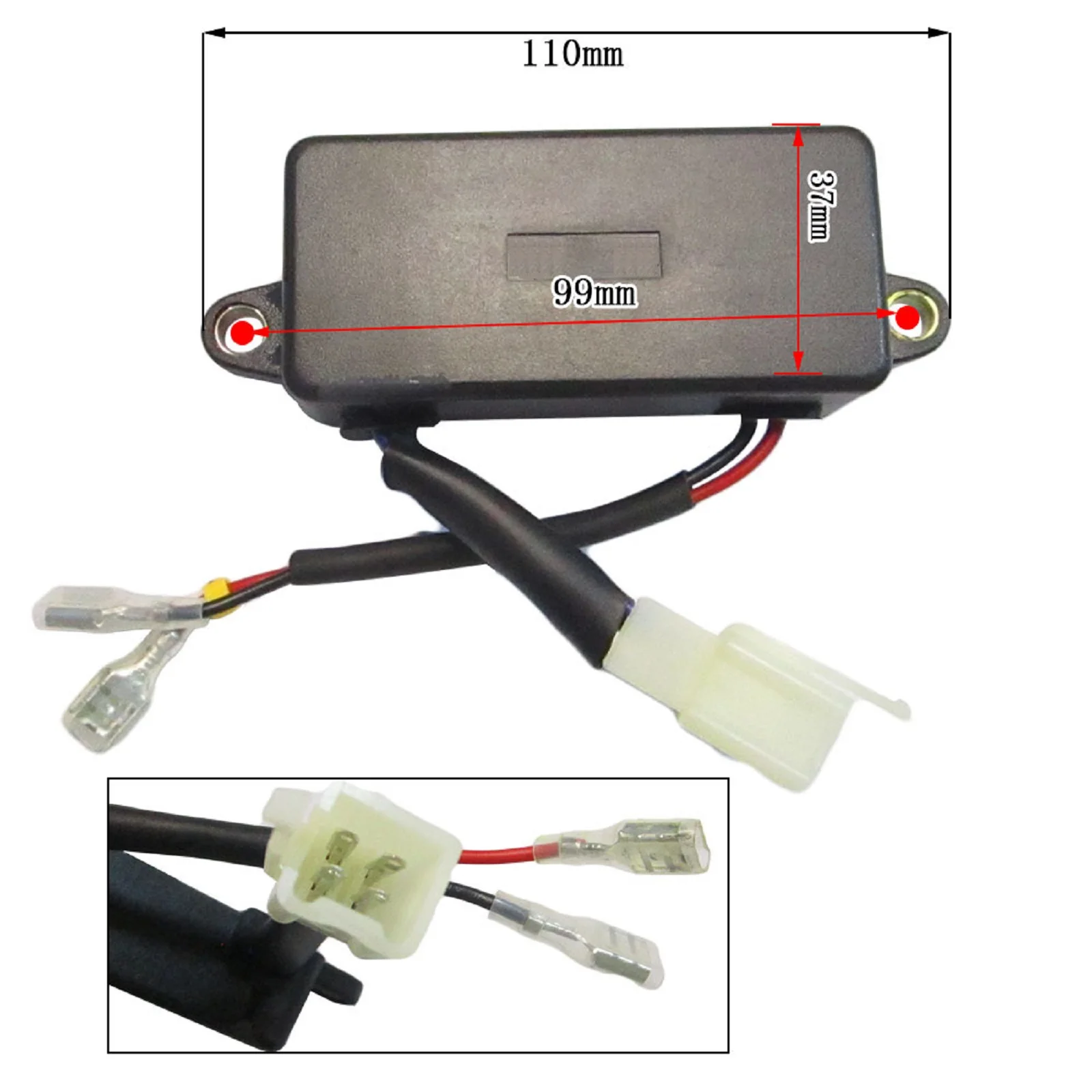 Voltage Regulator AVR Rectifier for Single Phase For 168F 170F Generator 2KW 3KW Engine Replacement for GX210 Models