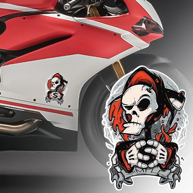 

Clown Skull Vinyl Decals - Reflective Waterproof Car/Motorcycle Stickers - Auto/Bike Decoration