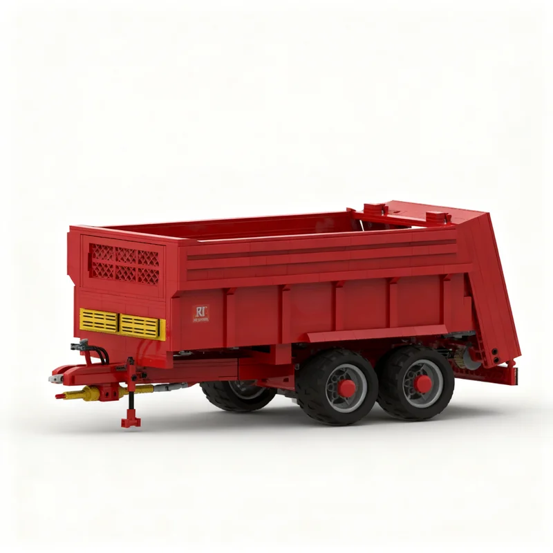 

1568pcs MOC BIZON Manure Spreader Claas Xerion Technical Model Building Blocks Construction Toys Christmas Gifts Brick Kids
