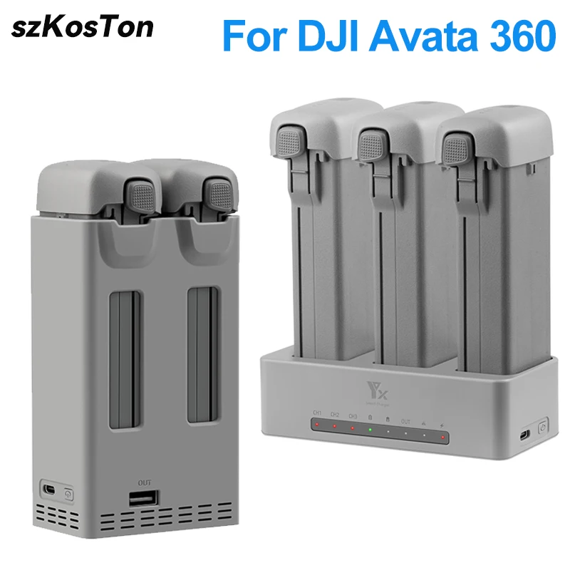 100W 3/2 Way Charging Hub For DJI Avata 360 Intelligent Flight Batteries Multi Battery Bulk Charge Replacement Drone Accessory