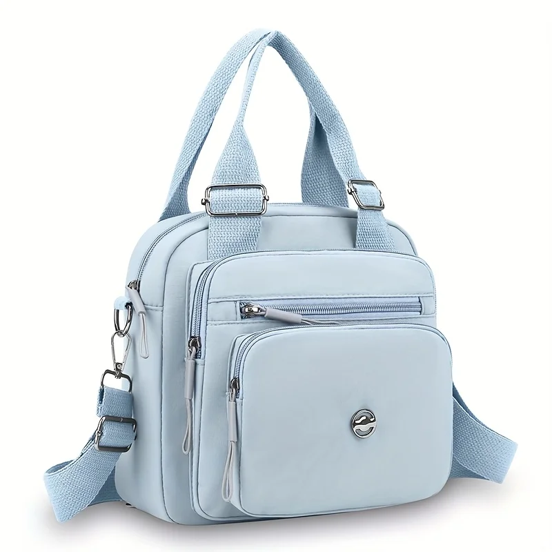 Women's Large Capacity Multifunctional Crossbody Bag & Backpack - Adjustable Strap, Convertible Handbag/Backpack with Top Handle