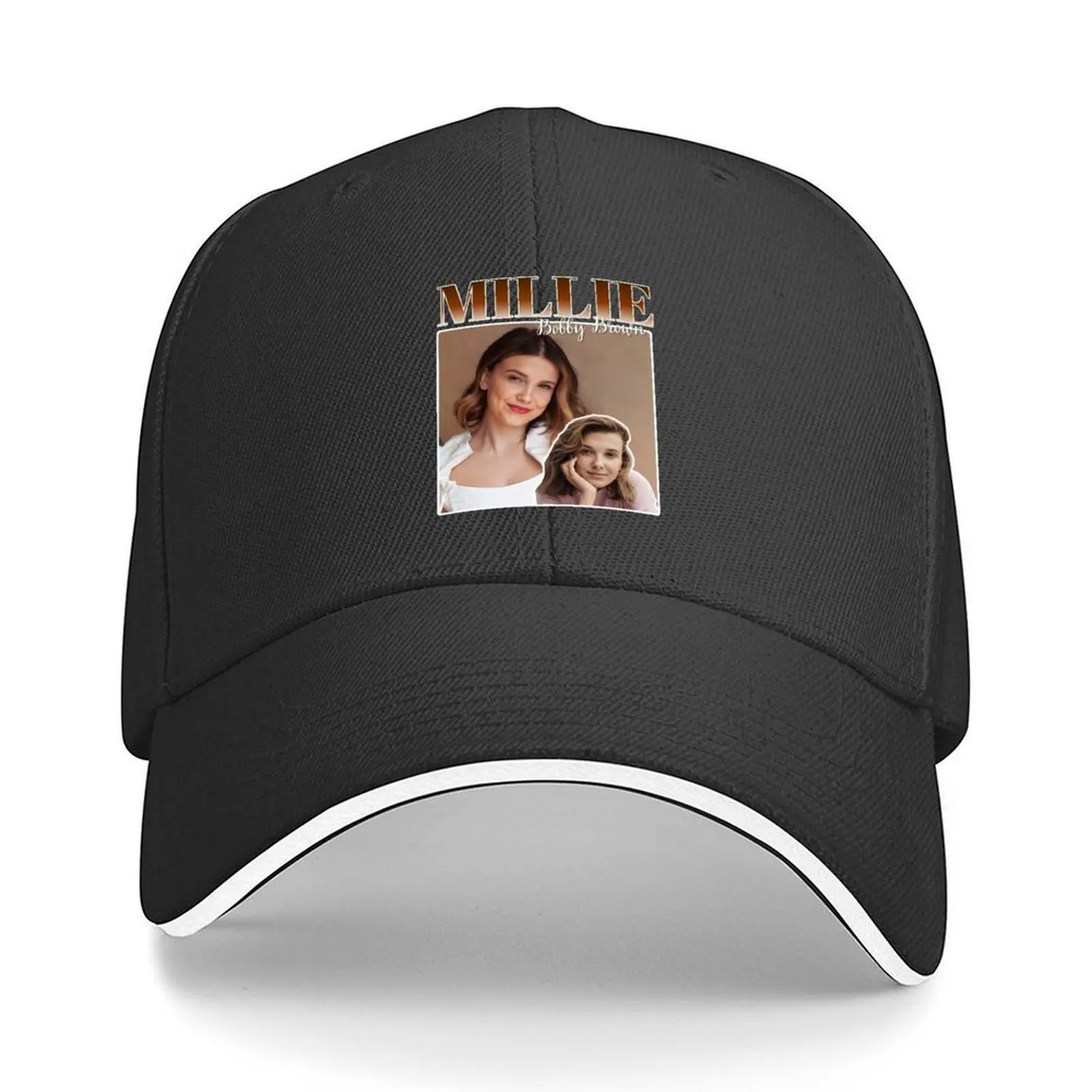 

Millie Bobby Brown Baseball Cap Hat Man Luxury Hat Man For The Sun Snap Back Hat Hood Women's Hats Men's