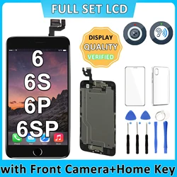 Full Set Display For iPhone 6 Plus 6S Plus 6P 6SP LCD Screen Assembly Touch Digitizer Complete Replacement+Camera+Home Button