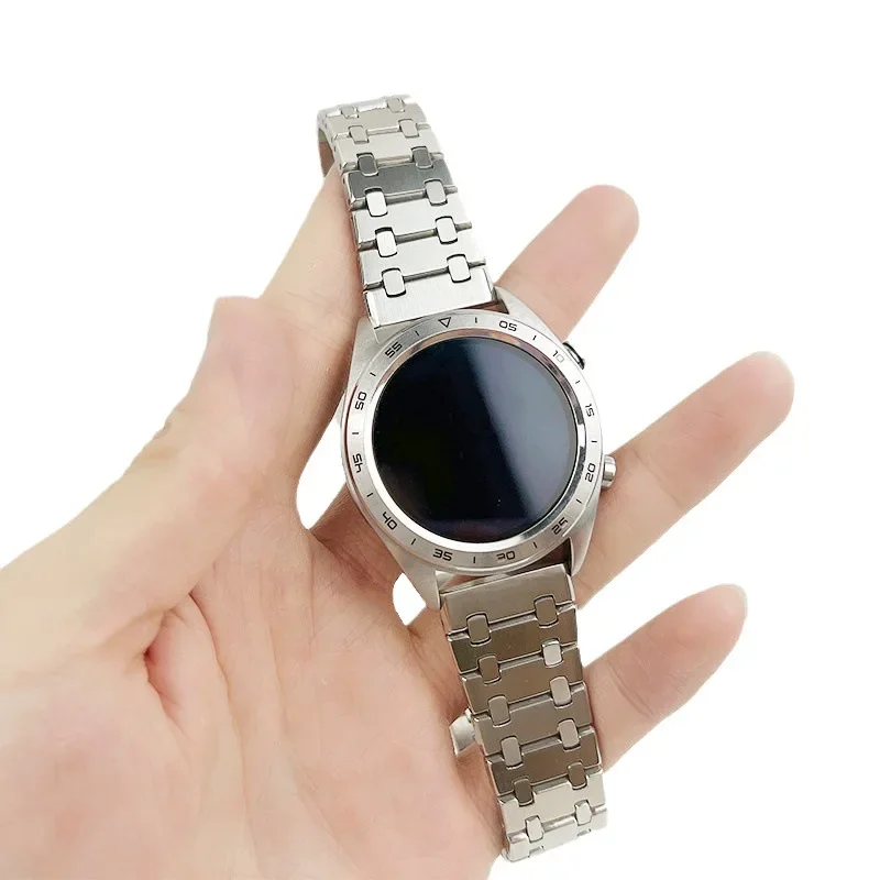 حزام معدل AP مناسب لساعة سامسونج جالاكسي 3 ، حزام تفاحة معدني من الفولاذ المقاوم للصدأ