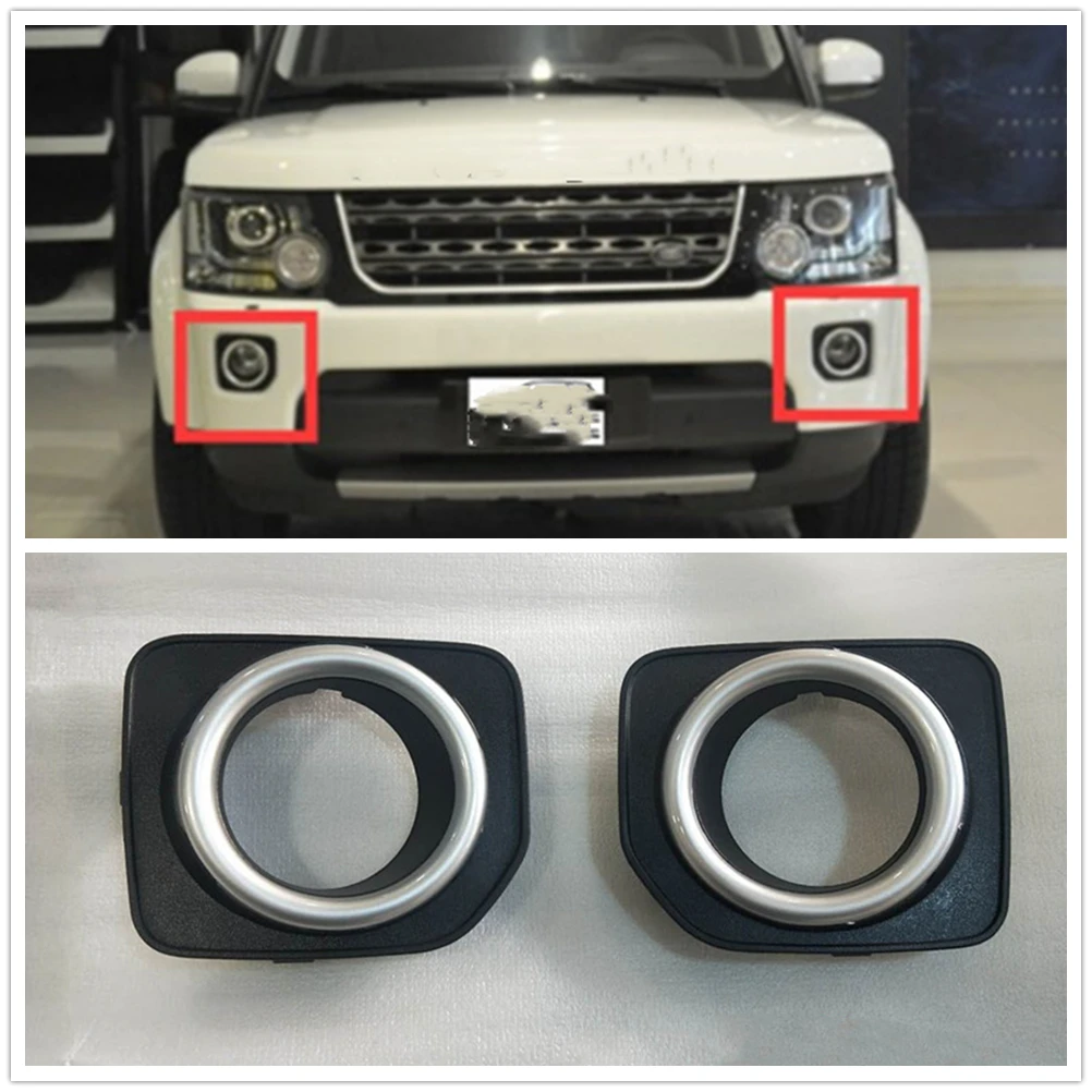 

For Land Rover Discovery 4 LR4 2014 2015 2016 LR051337/LR051336 Front Bumper Side Fog Lamp Cover Foglamp Light Hood Bezel Frame