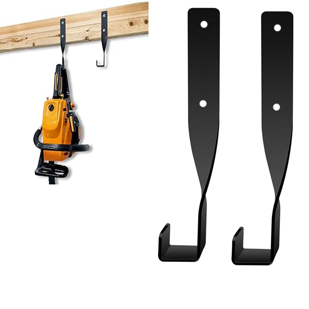 1Pc Heavy Duty Support Bracket Wall Mounted Holder Rack W/screws For Backpack Blower Chainsaw Power Tools Fixing Storing Tool