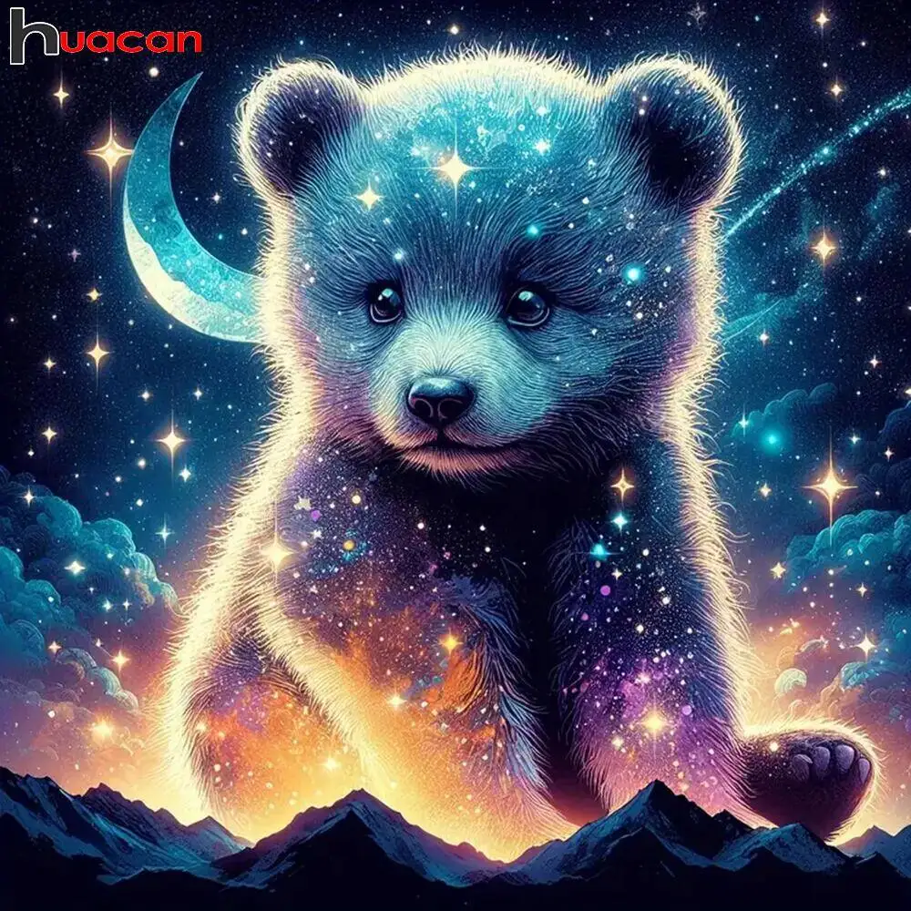 Huacan Diamant Malerei Tier Hund Neuheiten Diamant Mosaik Cartoon Mirroe Kunst Wohnkultur Diy Geschenk Strass Bilder