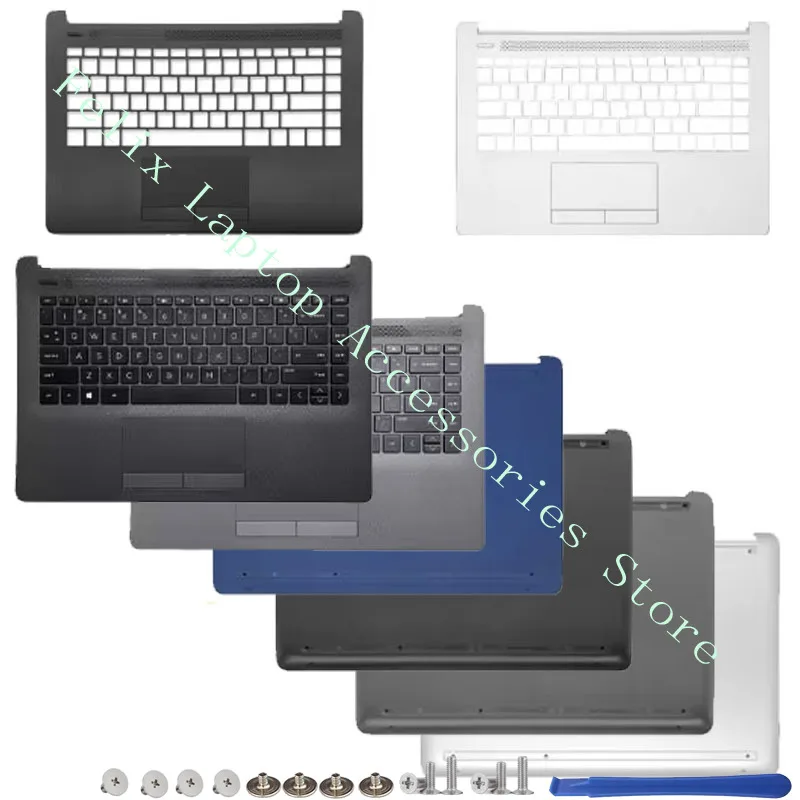 New For Pavilion 14-CM 14-CK 14-DG 14-CY 240 245 246 G7 14Q-CS TPN-I131 Upper Case Palmrest Cover keyboard Bottom Case
