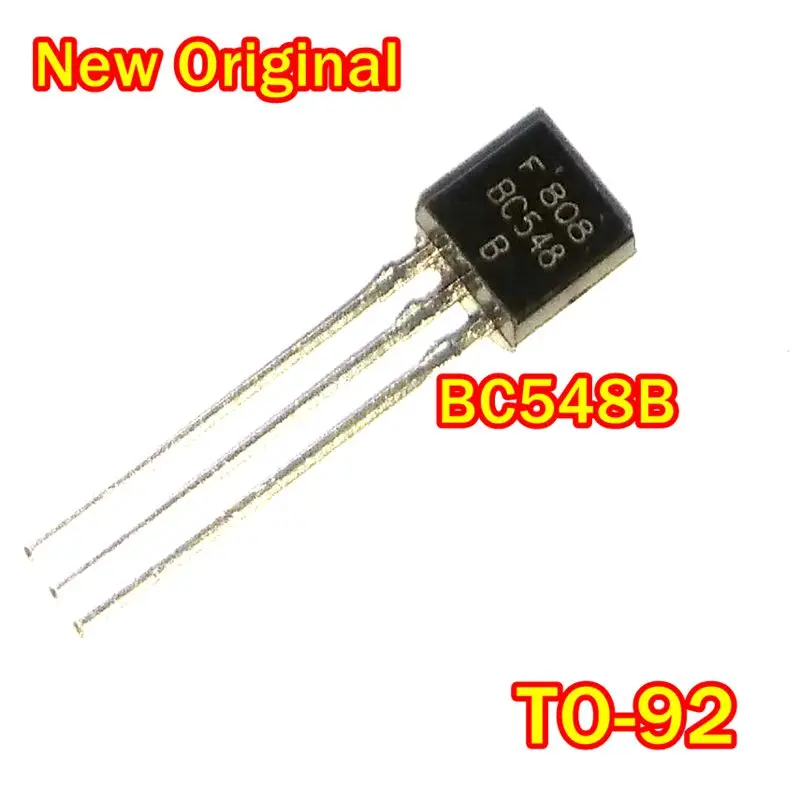 10Pcs to 500Pcs New Original Bc548B To-92 Npn General Purpose Transistor