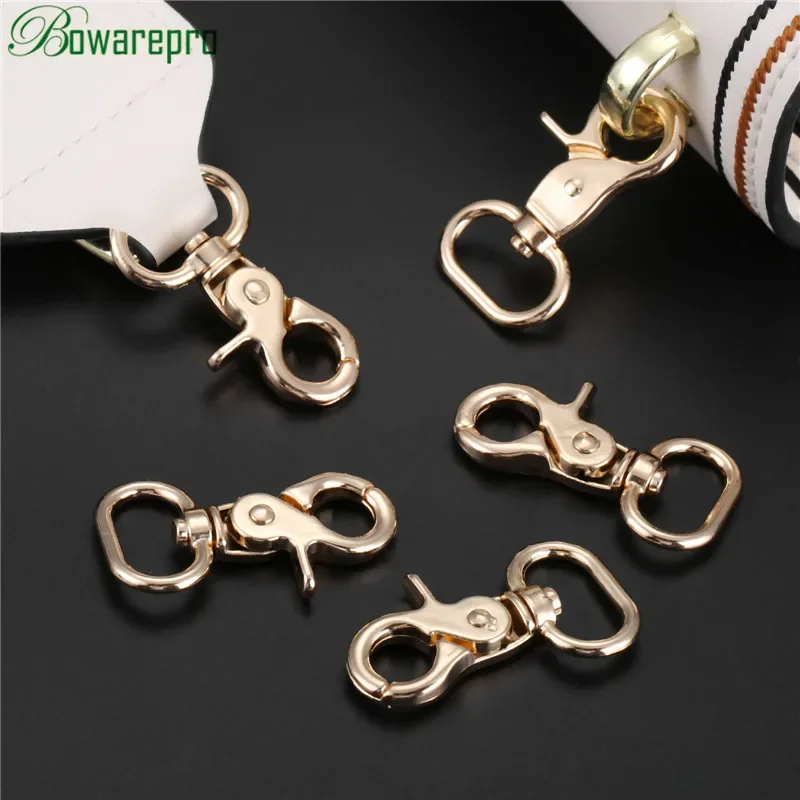 5pcs Metal Gold Silver Belt Buckle Strap Bag Clasps Lobster Swivel Trigger Clips Snap Hooks Handbag Metal Buckles Meetee