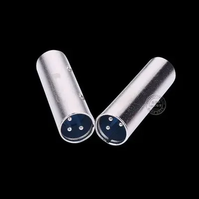 3 Pin XLR to XLR Male Adapters MIC Power Microphone Connector Adapter Connections for the microphone mixing console