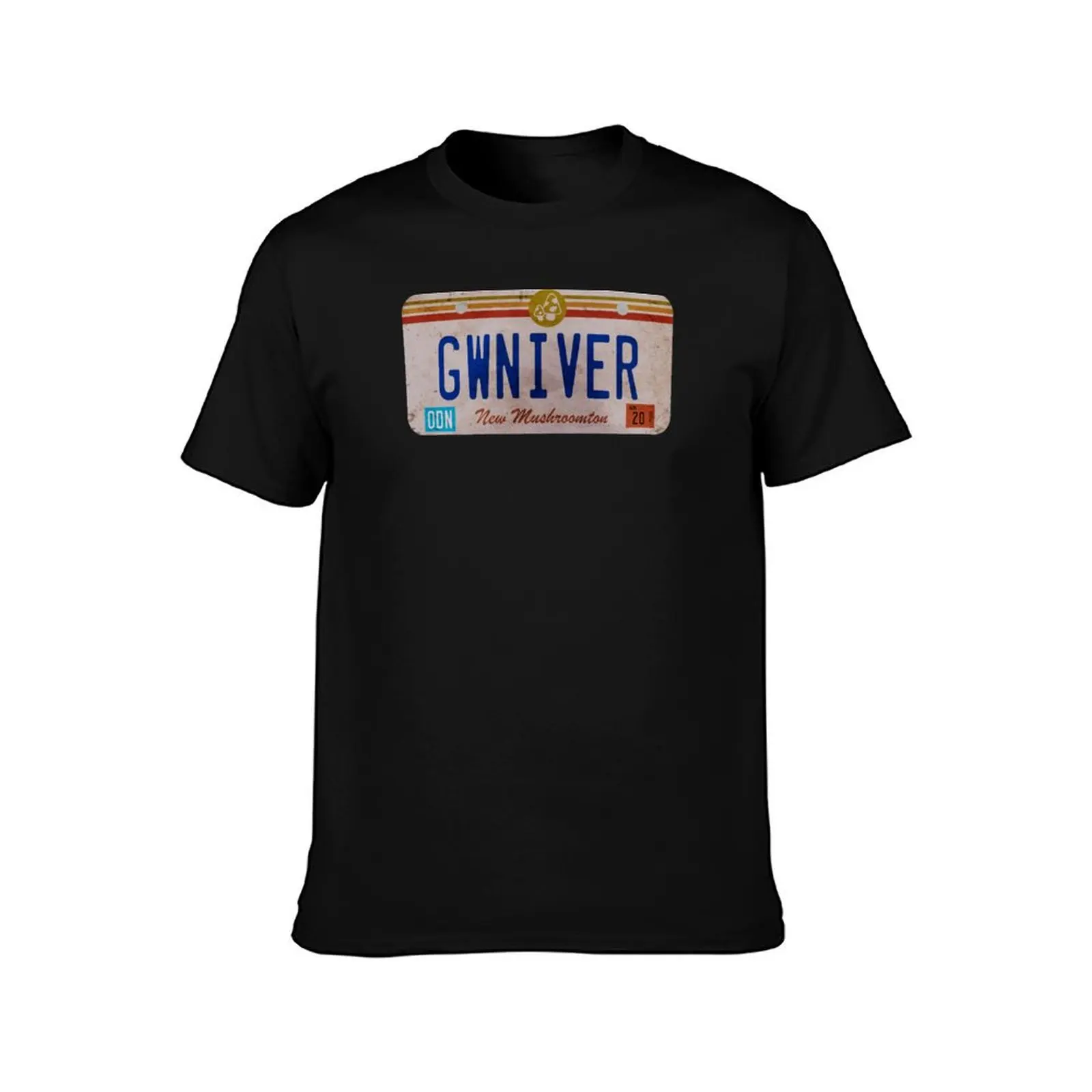 Onward - Guinevere - License Plate T-Shirt custom t shirt cute clothes vintage t shirts blue archive mens clothing