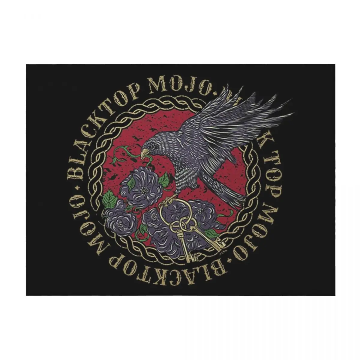 

black roses raven Throw Blanket Sofa Throw for sofa decorative Extra Large Throw Blankets