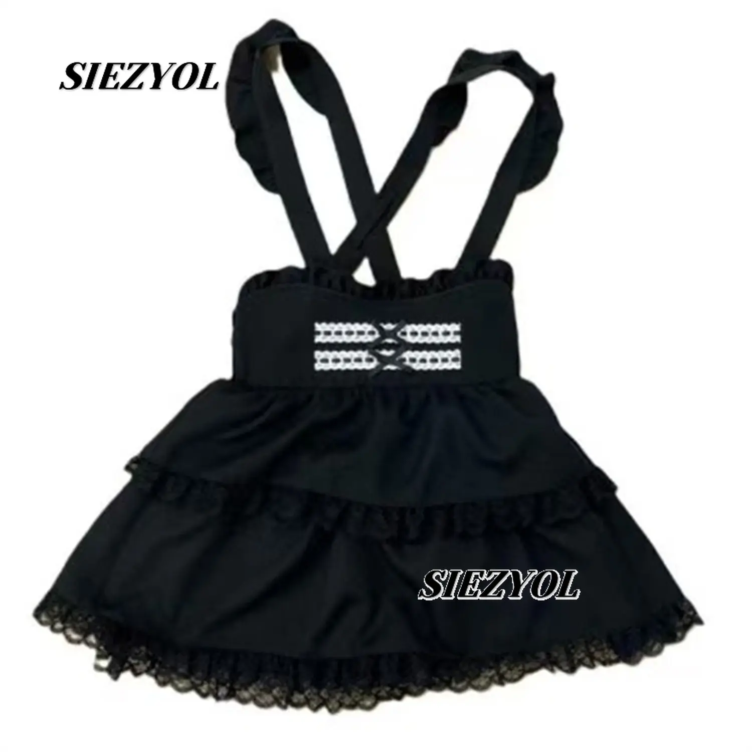 Japanese Style Summer New Product Women's Mini Strap Skirt Sweet Cute Mass Production Detachable Strap Lace Fashion Short Skirts