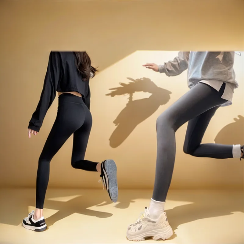 เลกกิ้งสำหรับผู้หญิง ผ้ายืด กระชับผิว ทรงนักเรียน สีนู้ด โชว์สะโพก ทรงจ็อกกิ้ง ปักลาย ทรงหลวม ทรงบูทคัท เก็บความร้อน ลายตาราง ผิวด้าน ทรงวีคัท ยกกระชับ