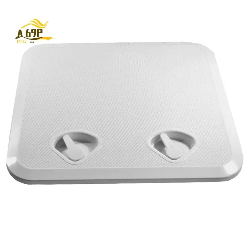 

A69P-243X607mm Square Deck Cover Hatch Cover Hand Hole Cover ABS Plastic Anti-Aging Marine Yacht Speedboat RV Parts Accessories