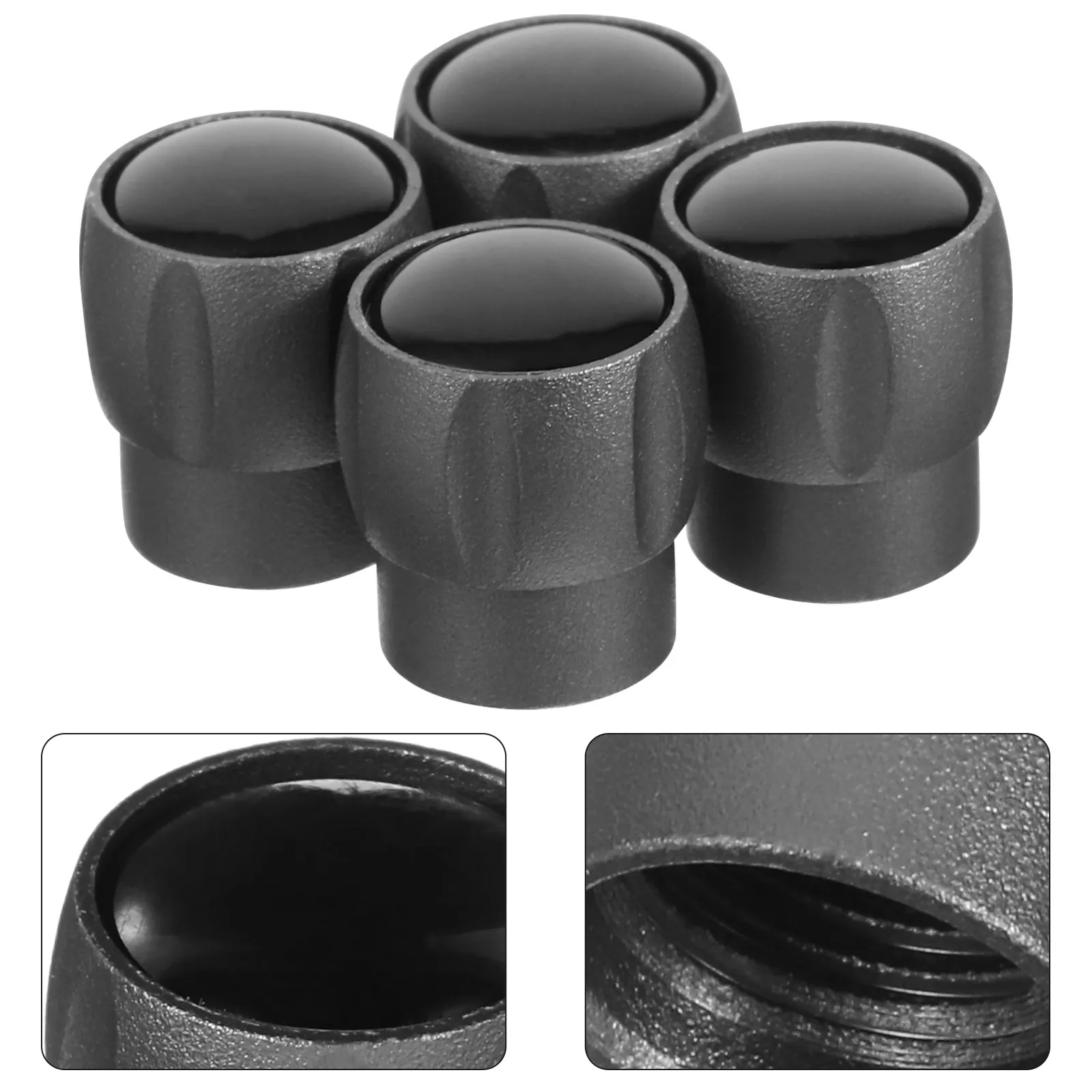 

4Pcs Aluminum Alloy Valve Stem Caps Colorful Dustproof Tire Air Valve Covers for Car Suv Motorcycle Bike Universal Fit
