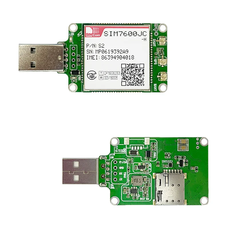 SIM7600JC-H Kit Dongle USB Breakout, LTE CAT4, TE-A, 1Pc