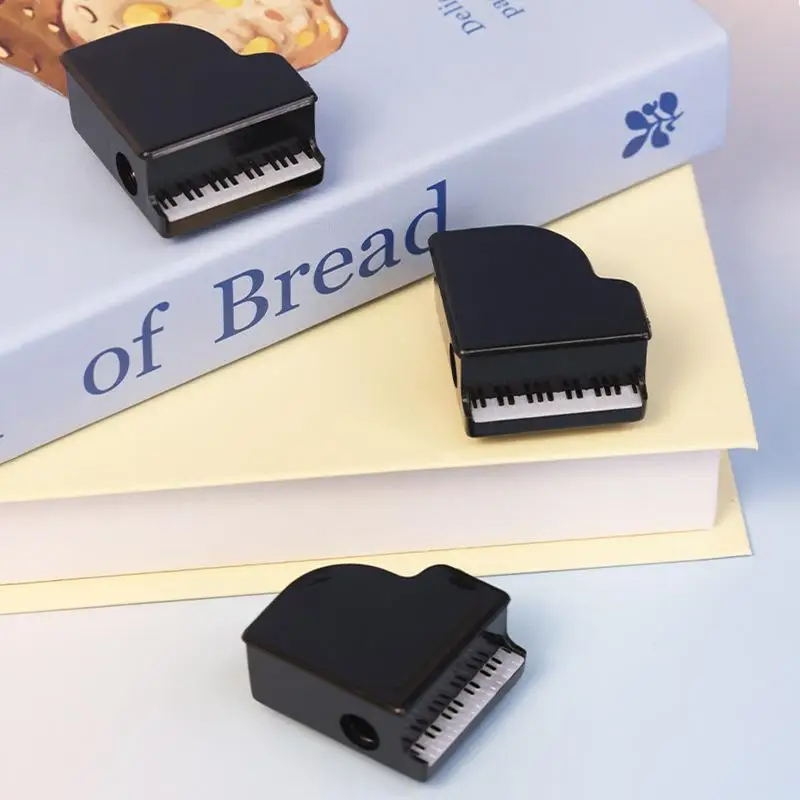 1/3/5Pcs Piano Pencil Sharpener Cartoon Music Stationery Tool for School Office Desk Supplies Creative Student Gift