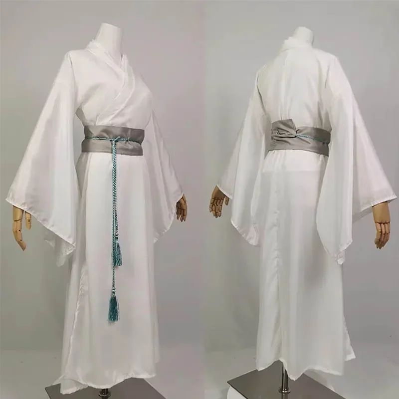 Anime Xie Lian Costume Cosplay Tian Guan Ci Fu Xielian Costumi Cosplay SR Halloween Bianco Han Fu Vestiti #   1 #   W.