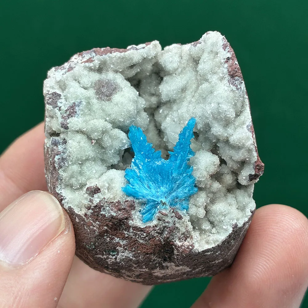 A1-4C Newly 100% Natural Cavansite 12-40g Mineral Stones And Crystals Teaching Specimen The Wagholi mine from Maharashtra India