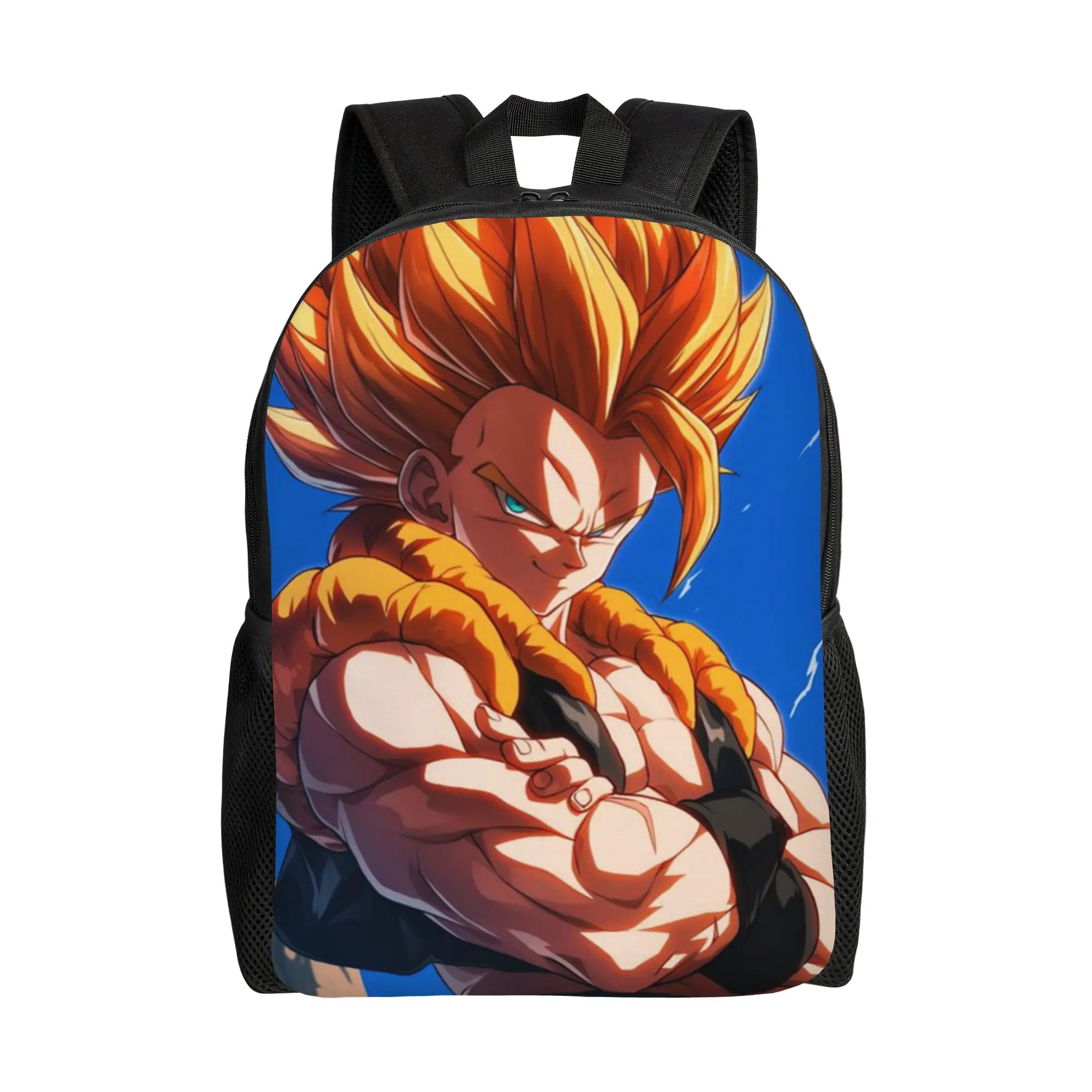 

Vegeta Handbag Back to school season Golden Hair Saiyan Hero Vintage Backpack