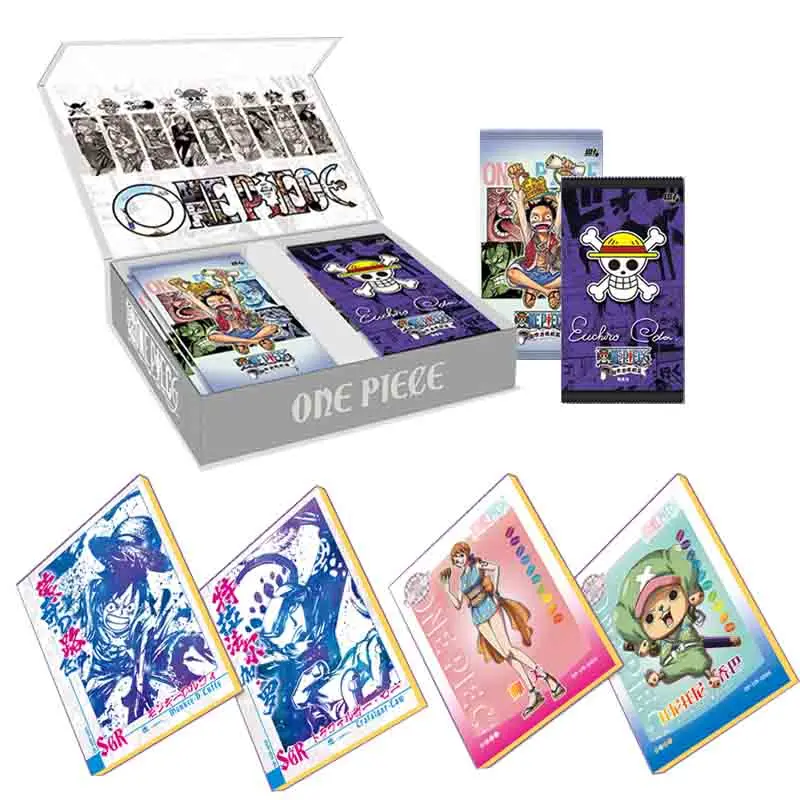 Cartas One Piece Cards Booster Box Card Box Collection Letters Sanji One Piece Anime Paper Cards Anime Collection Cards