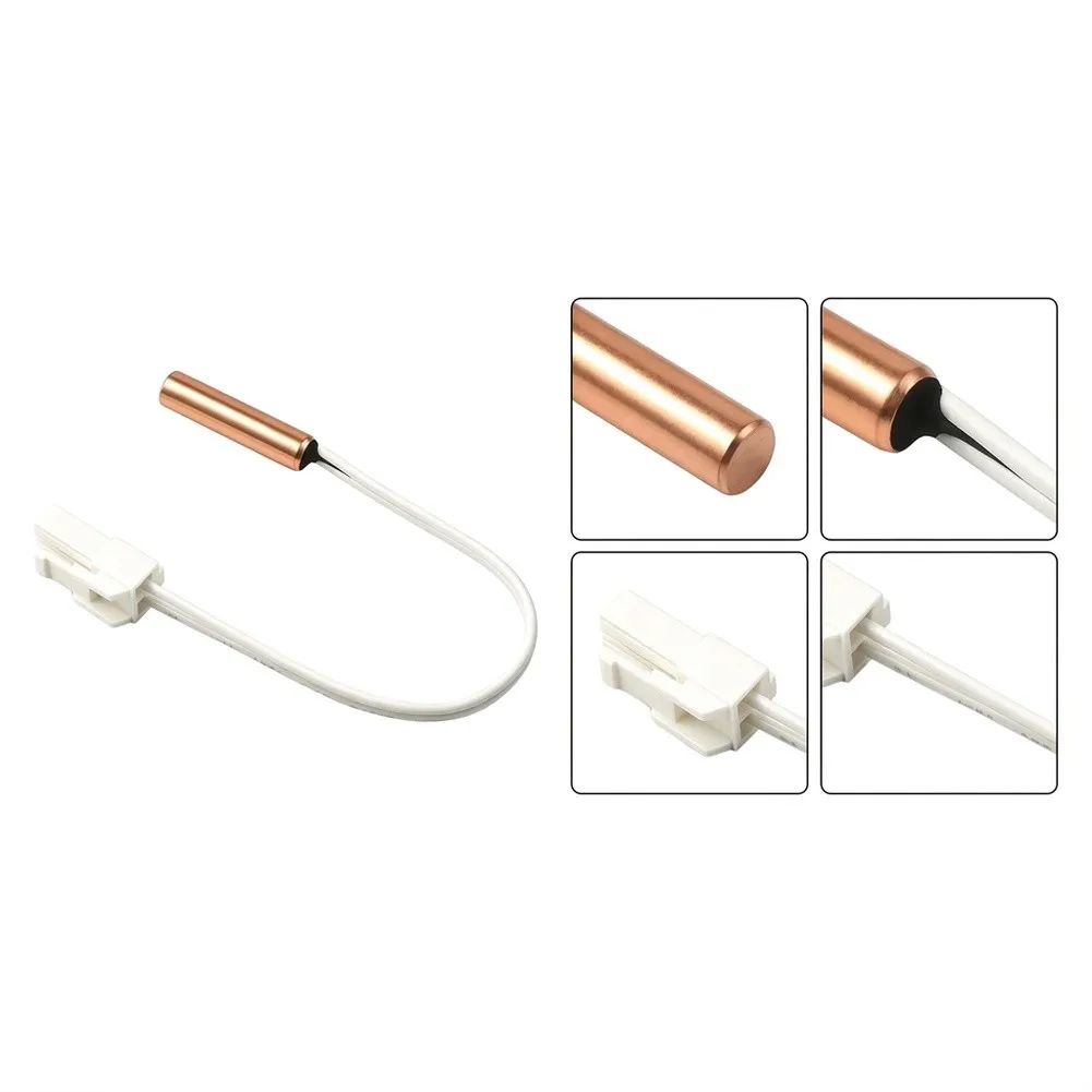 SP20845 Thermistor Temperature Sensor Compatible With Rheem= Water Heaters & Ruud= HVAC Systems Copper Probe FT1 Wire