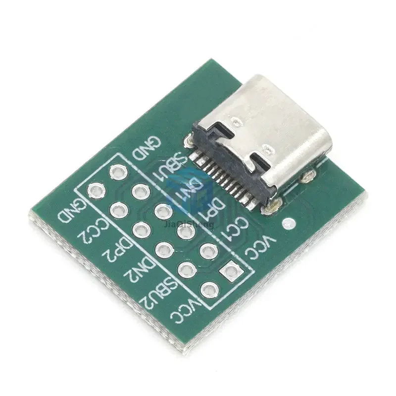 1PCS USB TYPE-C to DIP PCB Connector Pinboard Test Board Solder Female Dip Pin Header Adapter