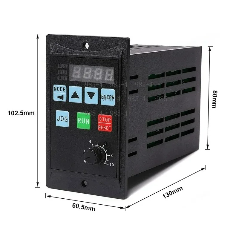 RS485 Communication Motor Driver, Single Phase 220V Input Inverter, 0.4KW 0.75KW 1.5KW Three Phase Output Converter