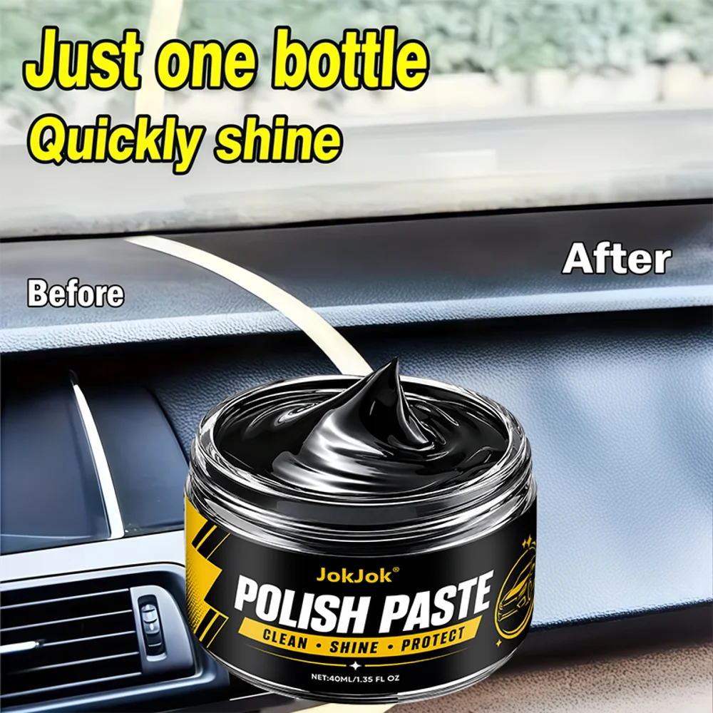 Car Scratch Repair Polishing Wax Paste - 車内用プラスチック・レザーの傷補修パテ、自動車用研磨ワックス、傷補修・アンチエイジングパテ、タイヤ、シート、ホイール用。